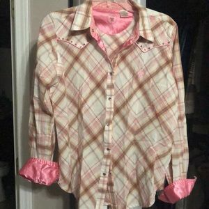 Pearl snap button up